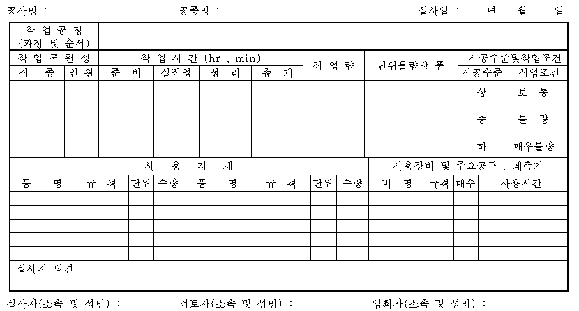 실 사 표 이미지